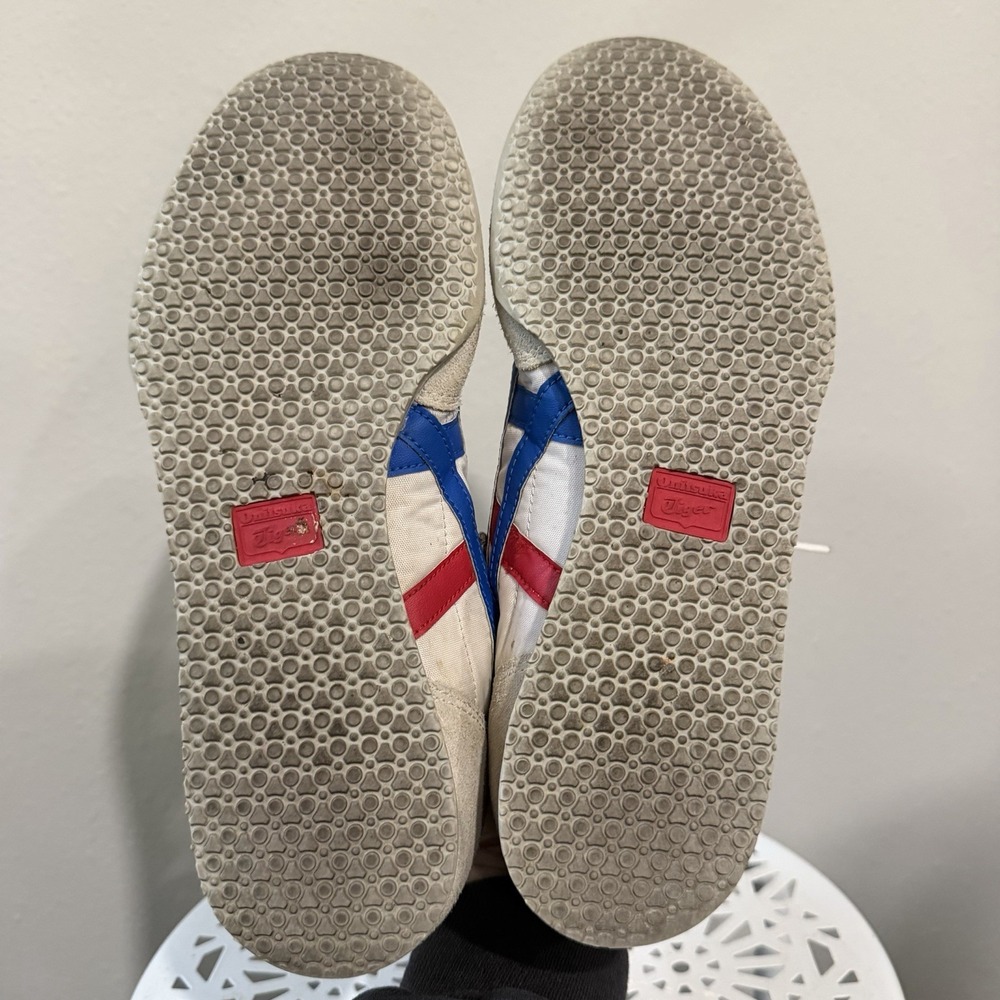 Onitsuka Tiger SERRANO 1183B400 100 WHITE/DIRECTOIRE BLUE Men's Size 7.5 - Picture 7 of 7